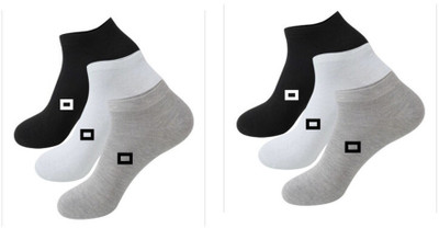 FABLOID Men & Women Solid Ankle Length(Pack of 6)