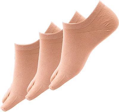 Footprints Women Solid Ankle Length(Pack of 3)