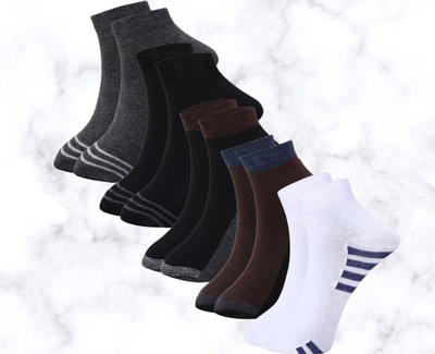 strucker Men Self Design Ankle Length(Pack of 5)