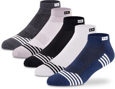 Supersox Men Striped Ankle Length(Pack of 5)