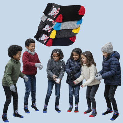 Naosucura Baby Boys & Baby Girls Printed Ankle Length(Pack of 4)