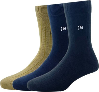 PETER ENGLAND Men Mid-Calf/Crew(Pack of 3)