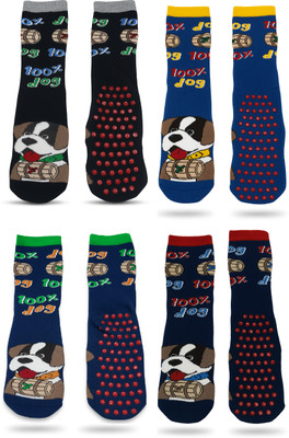 KETKAR Women Printed Mid-Calf/Crew(Pack of 4)