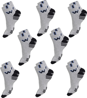 SIZE MATTERS Men & Women Solid, Self Design Calf Length(Pack of 9)