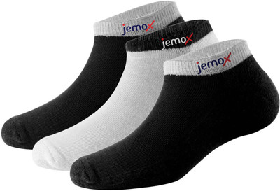 JEMOX Men & Women Solid Ankle Length(Pack of 3)