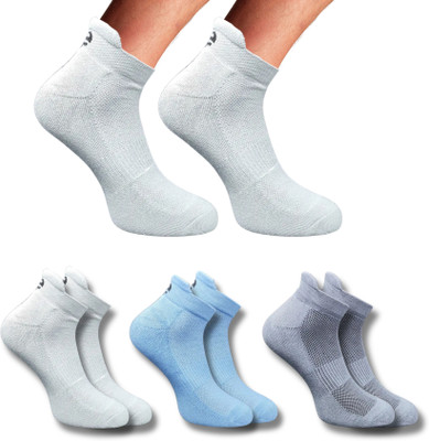 ecosync Unisex Solid Ankle Length(Pack of 3)