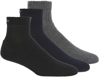 DOZIAZ Men Solid Mid-Calf/Crew(Pack of 6)