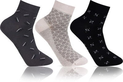 HUSH PUPPIES Men Self Design Ankle Length(Pack of 3)