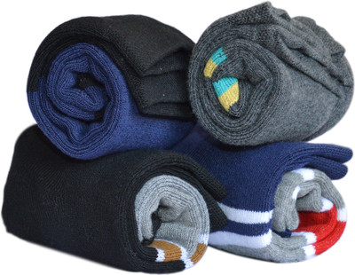 Acort Men Solid Ankle Length(Pack of 4)
