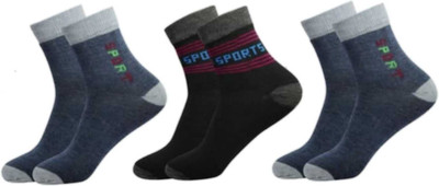 JD DASSSON Men Solid Ankle Length(Pack of 6)