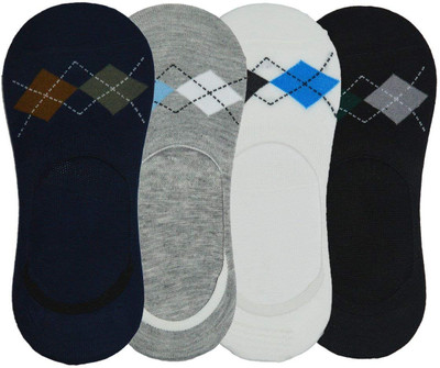 MIKONIKO Men Solid Low Cut(Pack of 4)