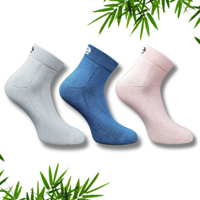 ecosync Men & Women Solid Mid-Calf/Crew(Pack of 3)