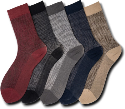 Young Wings Men Self Design Mid-Calf/Crew(Pack of 3)
