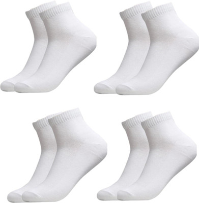JPT Unisex Solid Ankle Length(Pack of 4)