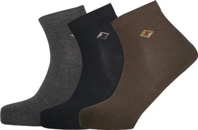 Lux Nitro Men Solid Ankle Length(Pack of 3)