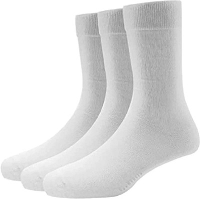 SIZE MATTERS Men & Women Solid, Self Design Calf Length(Pack of 3)