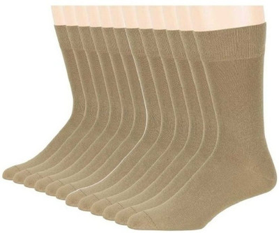Akeet Trend Men Solid Calf Length(Pack of 12)