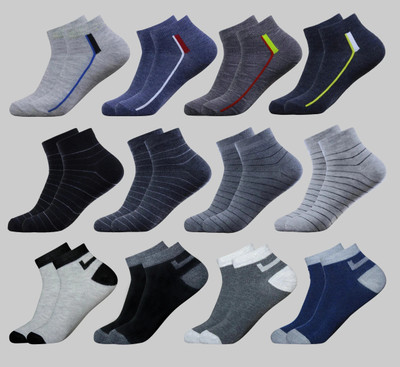 BLESSICA Men Ankle Length(Pack of 12)