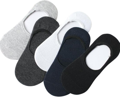 owilens Men Solid Peds/Footie/No-Show(Pack of 5)