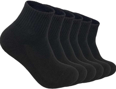 RTGLOBAL Men & Women Solid Ankle Length(Pack of 6)