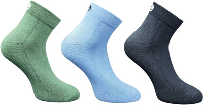ecosync Unisex Solid Mid-Calf/Crew(Pack of 3)