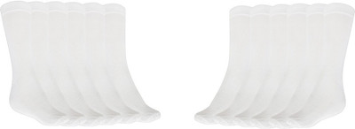 MUKHAKSH Men Solid Calf Length(Pack of 6)