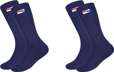 MATTZIG Men Self Design Mid-Calf/Crew(Pack of 2)