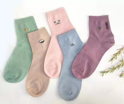 Suprix Women Printed, Graphic Print Ankle Length, Peds/Footie/No-Show, Low Cut(Pack of 5)