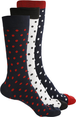 LOUIS STITCH Socks for Men Solid Mid-Calf/Crew(Pack of 3)