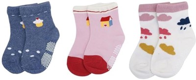 leacom Baby Boys & Baby Girls Printed Ankle Length(Pack of 3)