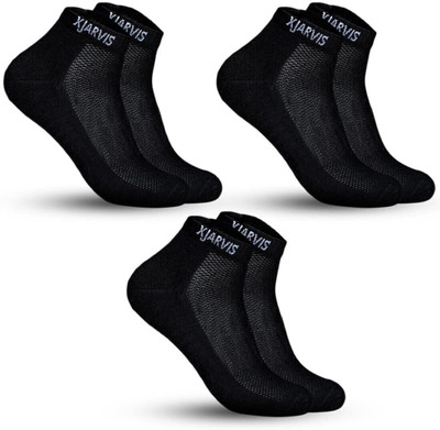 XJARVIS Men & Women Solid Ankle Length(Pack of 3)