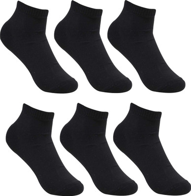 Best Friends Forever Unisex Solid, Color Block, Self Design Ankle Length(Pack of 6)