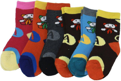 Xy Decor Baby Boys & Baby Girls Solid Ankle Length(Pack of 12)
