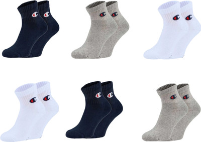 SIZE MATTERS Men & Women Solid, Self Design Ankle Length(Pack of 6)