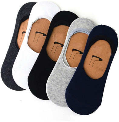 BBS DEAL Men & Women Solid Peds/Footie/No-Show(Pack of 5)