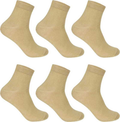 Akeet Trend Men Solid Ankle Length(Pack of 6)