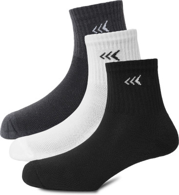 MAYOR Men Solid Mid-Calf/Crew(Pack of 3)