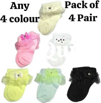 OMHSS Baby Girls Ankle Length(Pack of 4)