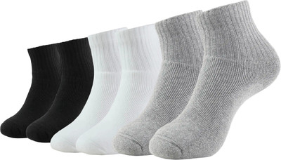 XOALT Unisex Solid Ankle Length(Pack of 6)