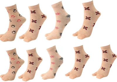 shopncreate Women Printed Ankle Length(Pack of 9)