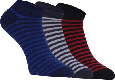 USOXO Men Striped Ankle Length(Pack of 3)