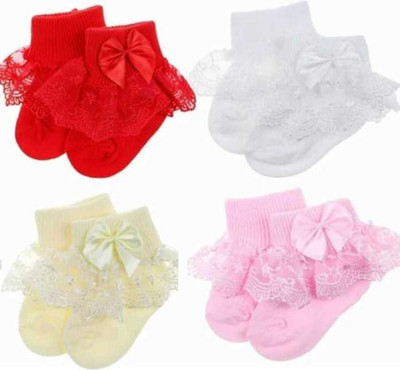 KRISHN COLLECTION Baby Girls Calf Length(Pack of 4)