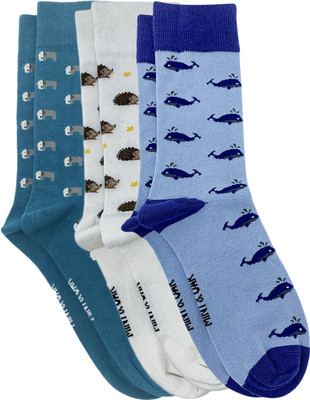 Mint and Oak Men Printed Calf Length(Pack of 3)