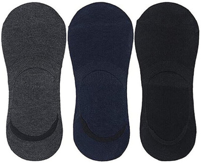 SHATMUS Men & Women Solid Peds/Footie/No-Show(Pack of 3)