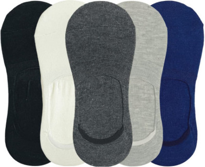 Little Port Unisex Color Block Ankle Length, Low Cut, Peds/Footie/No-Show(Pack of 5)
