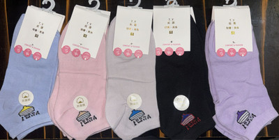 SHUSIYA Women Color Block Ankle Length(Pack of 5)
