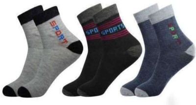 Radhakrishan Men & Women Solid, Self Design, Printed Ankle Length(Pack of 3)