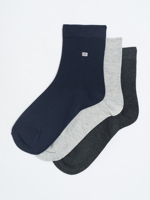 Camey Men Solid Ankle Length(Pack of 3)