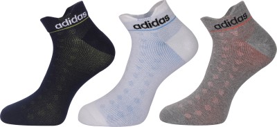 ADIDAS Men Solid Low Cut(Pack of 3)