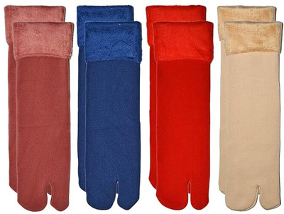 soxsense Women Woven Ankle Length(Pack of 4)